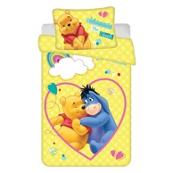 JERRY FABRICS Pamučna dječja posteljina WTP "Smile" 135x100 cm, žuta